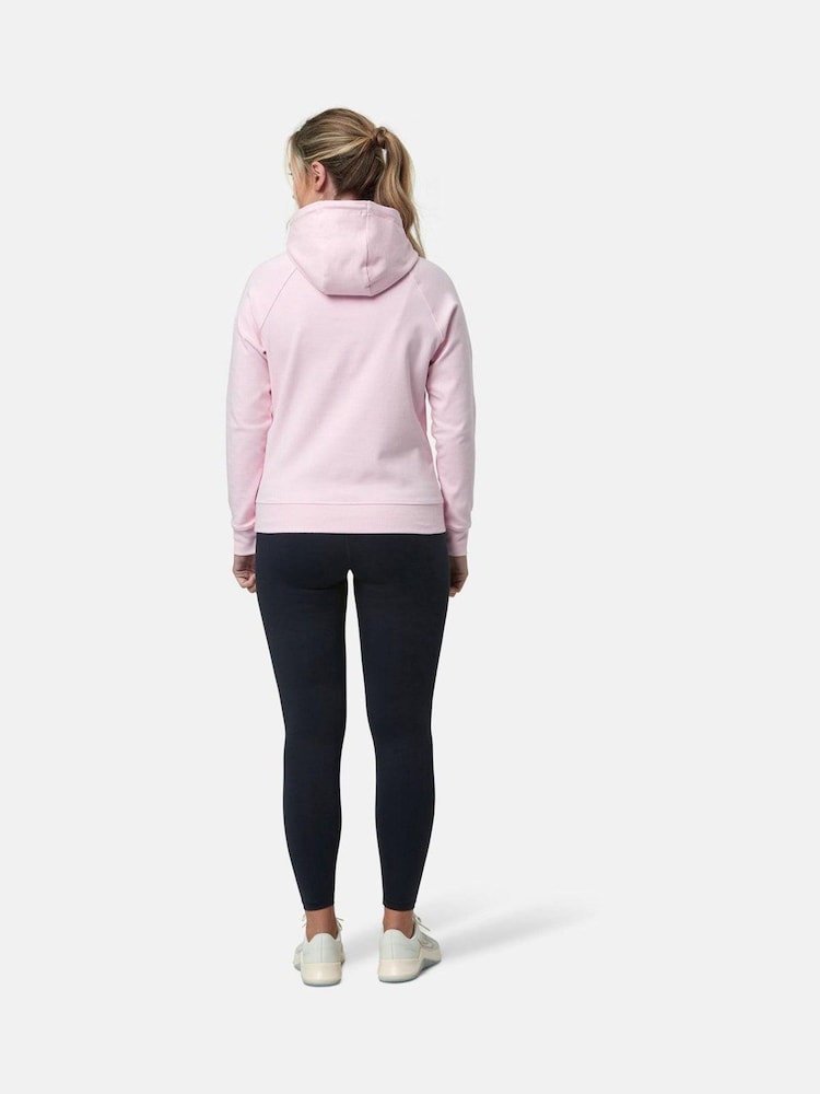 Gym + Coffee Pink Womens Chill Pullover Hoodie - Image 2 of 6