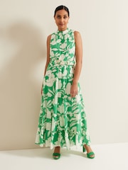 Phase Eight Black Petite Petite Kara Print Maxi Dress - Image 1 of 7