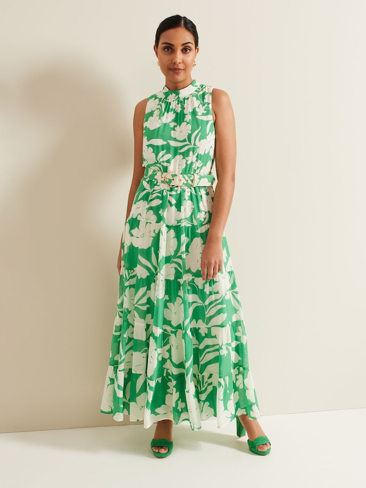 Phase Eight Black Petite Petite Kara Print Maxi Dress - Image 1 of 7