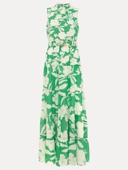 Phase Eight Black Petite Petite Kara Print Maxi Dress - Image 7 of 7