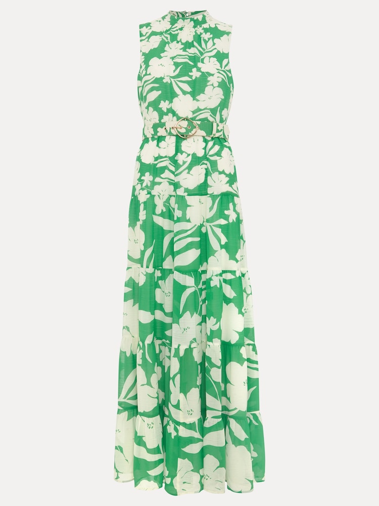 Phase Eight Black Petite Petite Kara Print Maxi Dress - Image 7 of 7