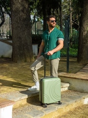 Cabin Max Dark Green Expandable Cabin Suitcase - Image 1 of 5