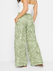 PixieGirl Petite Green Wide Leg Trousers - Image 3 of 5
