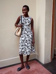 Hobbs Black Petite Marylise Dress - Image 1 of 6