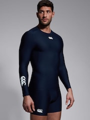 Canterbury Adult Mens Blue Thermoreg Long Sleeve Top - Image 2 of 6