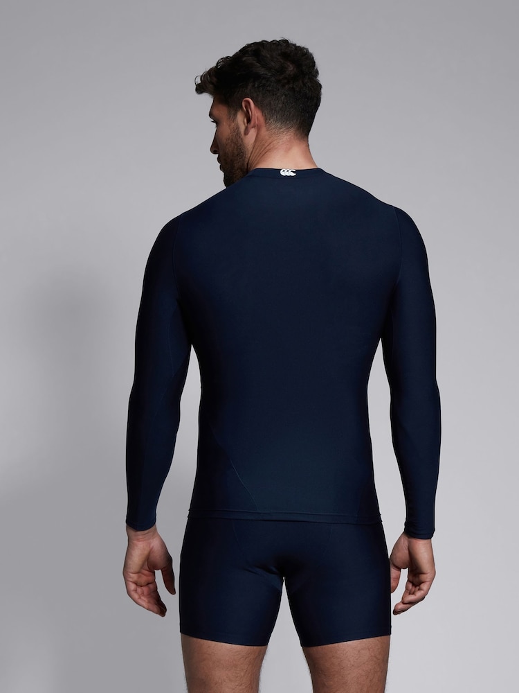 Canterbury Adult Mens Blue Thermoreg Long Sleeve Top - Image 3 of 6