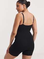 Simply Be Black Magisculpt Wear Your Own Bra Seamfree Control Thigh Shaper Body - Image 2 of 5