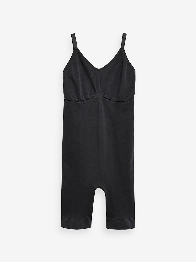 Simply Be Black Magisculpt Wear Your Own Bra Seamfree Control Thigh Shaper Body - Image 5 of 5