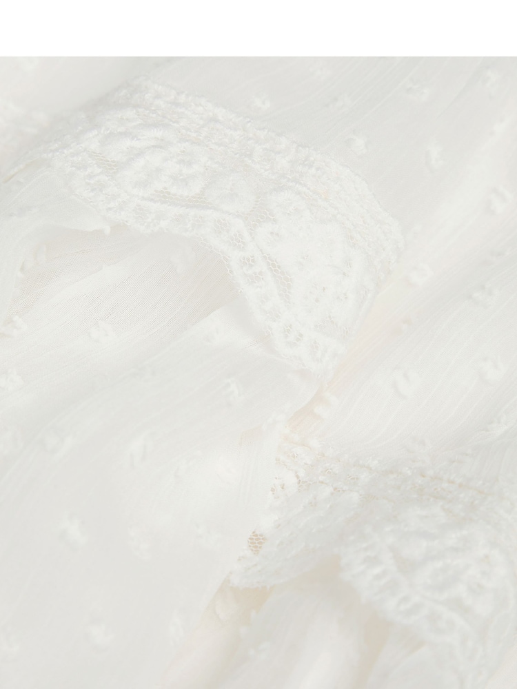Monsoon White Lilibet Boho Dress - Image 3 of 3