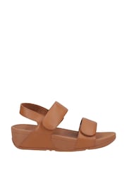FitFlop Lulu Adjustable Leather Back Strap Sandals - Image 2 of 7