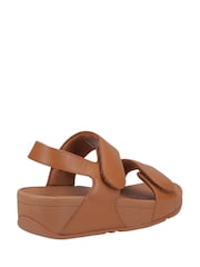 FitFlop Lulu Adjustable Leather Back Strap Sandals - Image 4 of 7