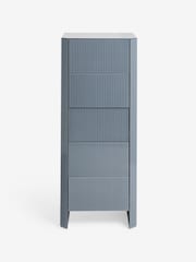 MADE.COM Blue Glass Eleni 5 Drawer Chest of Drawers - Image 5 of 5