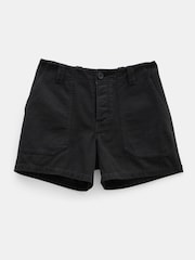 Schwarz - Hush – Kia – Shorts aus 100 % Baumwolle mit Waschung - Bild 5 von 5