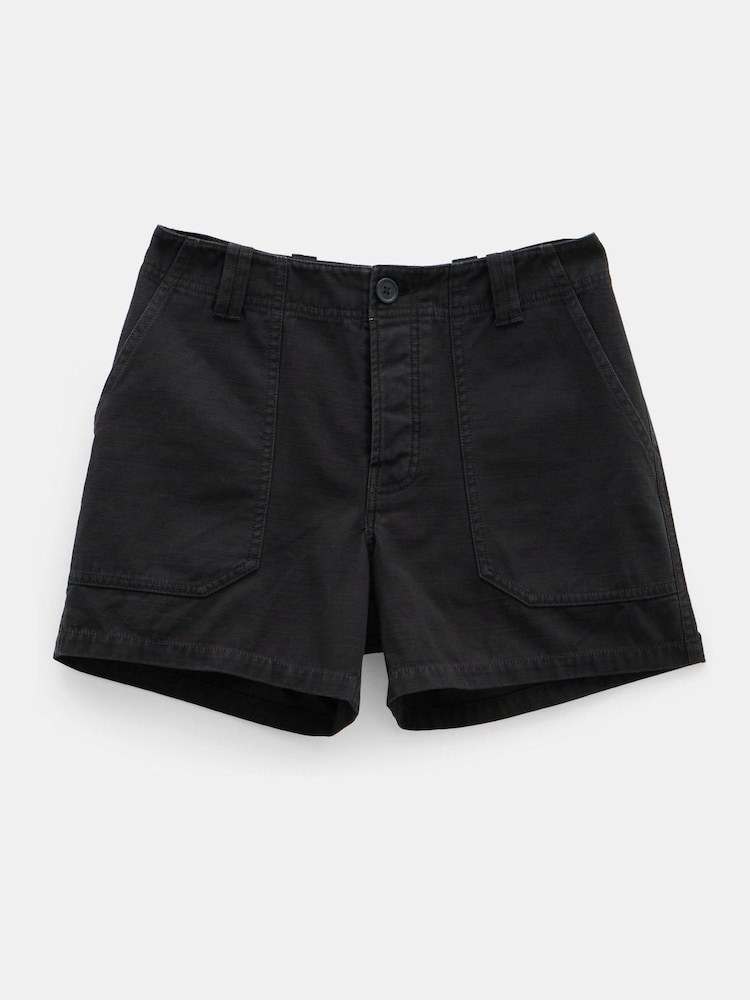 Schwarz - Hush – Kia – Shorts aus 100 % Baumwolle mit Waschung - Bild 5 von 5