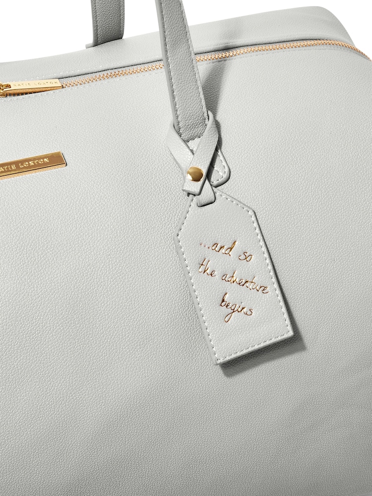Katie Loxton Grey Weekend Holdall Bag - Image 4 of 4