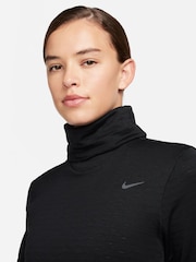 Nike Black Therma-FIT Swift Element Turtleneck Running Top - Image 4 of 11