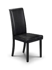 Julian Bowen Black Hudson Dining Chairs Set Of 2 - Image 2 of 3