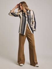 JD Williams Black Anthology Stripe Shirt - Image 1 of 4