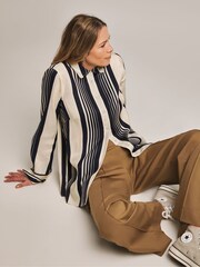 JD Williams Black Anthology Stripe Shirt - Image 3 of 4