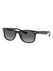 Ray-Ban Junior New Wayfarer Rj9052S Square Black Sunglasses - Image 3 of 9