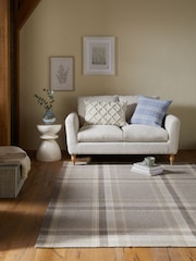 Grey Barton Check Rug - Image 1 of 5
