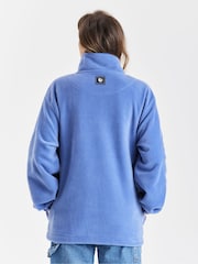 Harper & Lewis Blue Robin 1/4 Zip Polar Fleece - Image 6 of 8