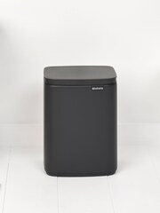 Brabantia Mineral Infinite Grey Bo Waste Bin 7L - Image 3 of 6