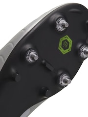 Nike Metallic Silver/Black Adults Tiempo Legend 10 Academy Soft Ground Football Boots - Image 8 of 12