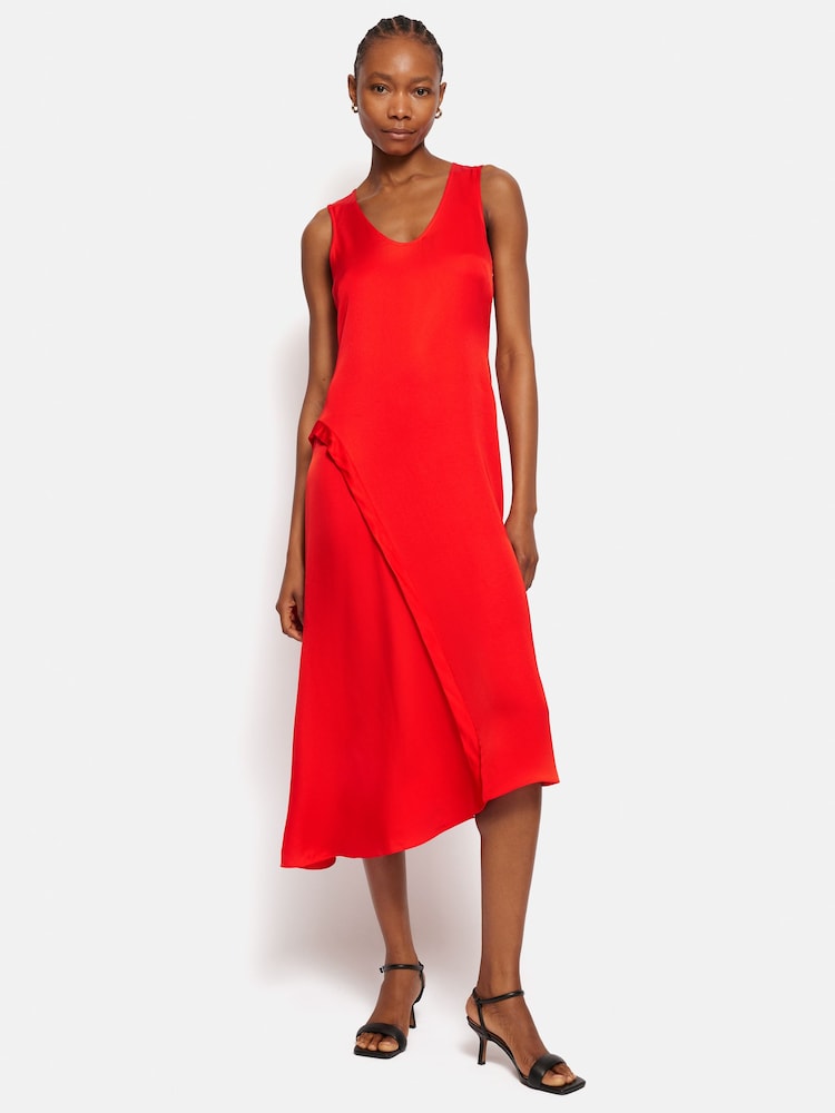 Jigsaw Sleeveless Asymmetric Dress - Image 1 of 6
