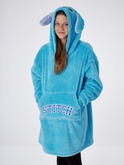 Vanilla Underground Blue Kids Character Fleece Blanket Hoodie - Image 1 of 5