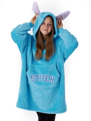 Vanilla Underground Blue Kids Character Fleece Blanket Hoodie - Image 3 of 5