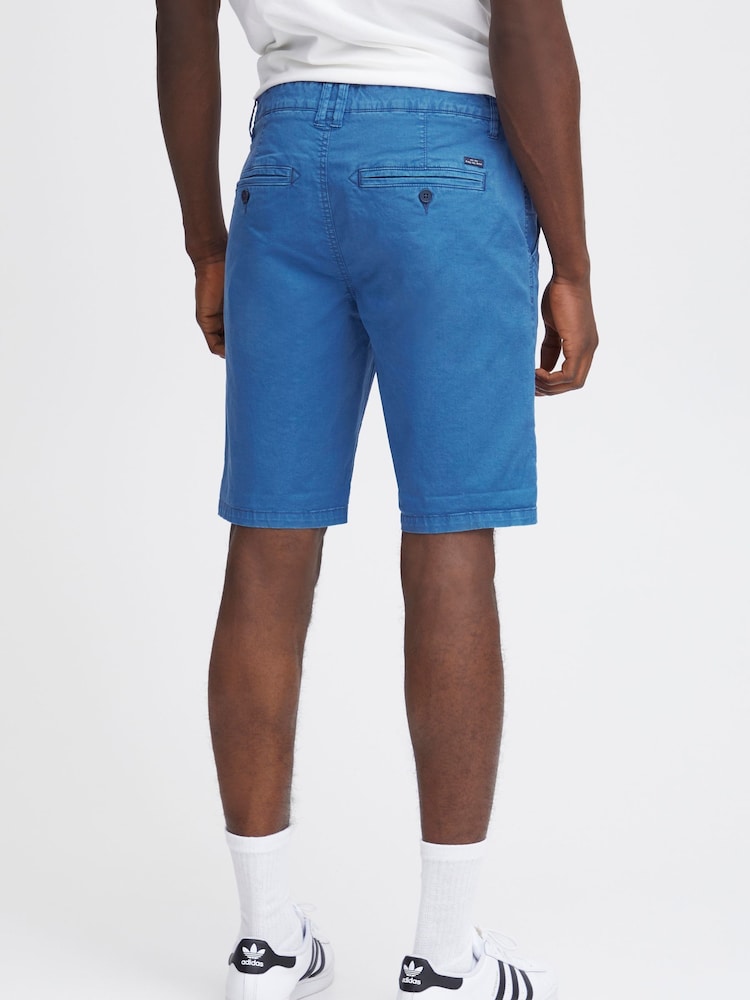 Blend Blue Camo Stretch Chino Shorts - Image 2 of 5 Blend Blue Camo Stretch Chino Shorts - Image 2 of 5