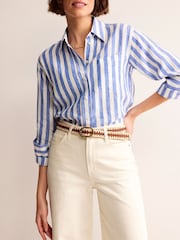 Boden Brown Whipstitch Classic Belt - Image 1 of 3