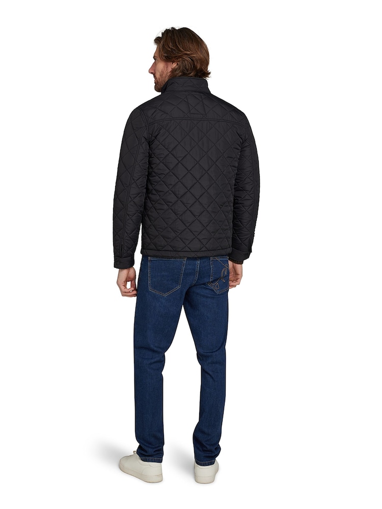 Raging Bull Lightweight Quilted Harrington Black Jacket - Image 2 of 7