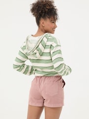 FatFace Ashby Pink Pull-On Denim Shorts - Image 2 of 4