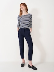 Crew Clothing Blue Smart Chino Trousers - Image 1 of 5
