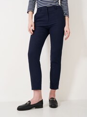 Crew Clothing Blue Smart Chino Trousers - Image 3 of 5