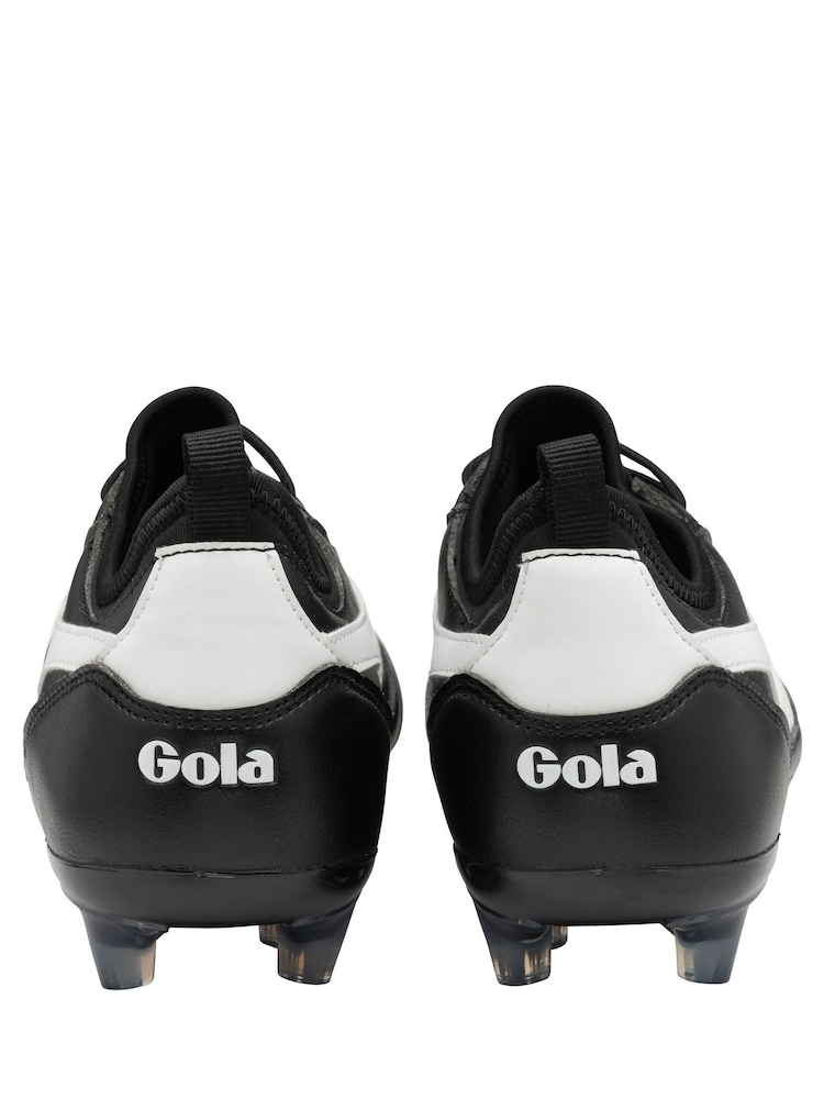 Gola Dark Black Juniors Ceptor MLD Pro Microfibre Lace-Up Football Boots - Image 3 of 5