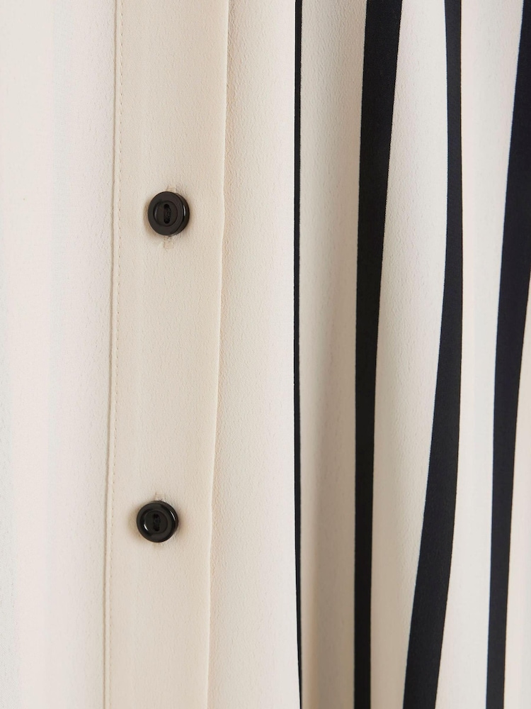 River Island Gestreiftes Midi-Hemdkleid - Bild 4 von 4