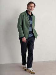 Seasalt Cornwall Green Mens Tollgate Linen/Cotton Blend Jacket - Image 7 of 9