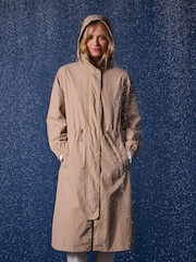 Joules Hensley Waterproof Longline Coat with Packable Hood - Изображение 1 из 12