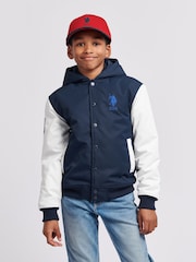 U.S. Polo Assn. Blue Boys Player 3 Bomber Jacket - Image 1 of 9