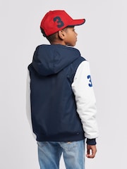 U.S. Polo Assn. Blue Boys Player 3 Bomber Jacket - Image 4 of 9