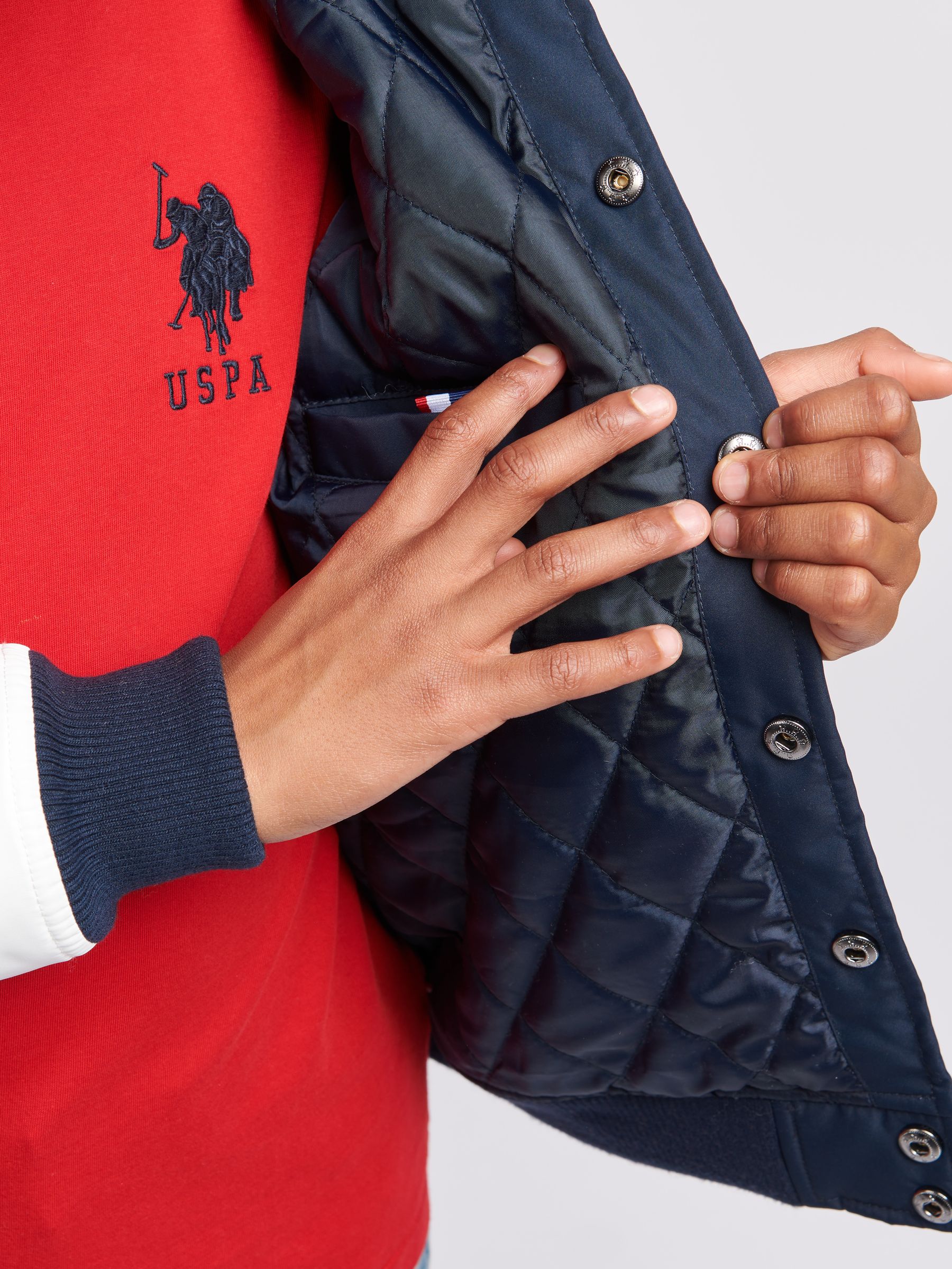 U.S. Polo Assn. Boys Player 3 Bomber Jacket