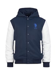 U.S. Polo Assn. Blue Boys Player 3 Bomber Jacket - Image 7 of 9