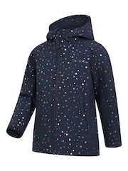Mountain Warehouse Berry Pink Exodus Kids Printed Water-Resistant Softshell Jacket - Image 4 of 5