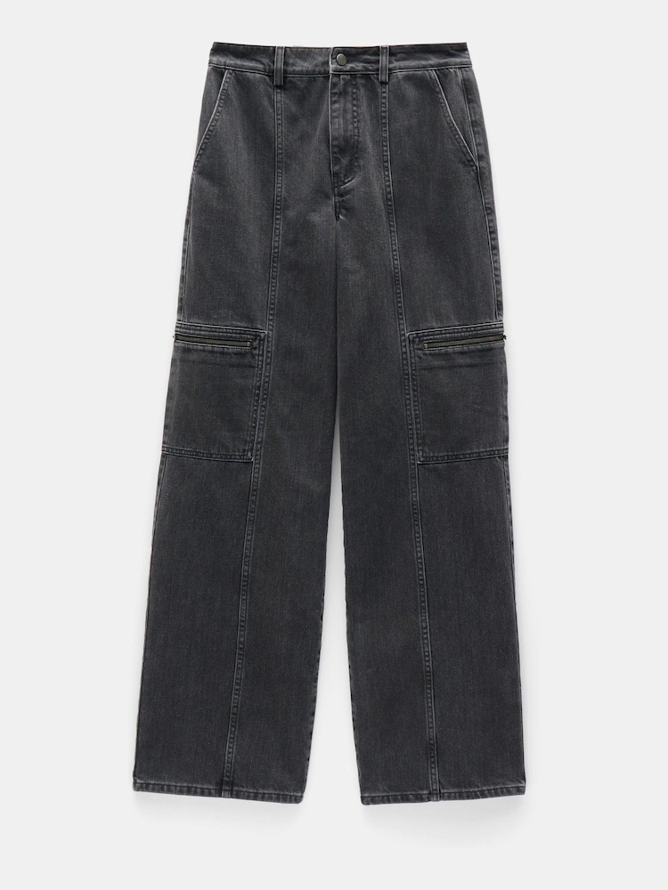 Hush Black Sara Cargo Jeans - Image 5 of 5