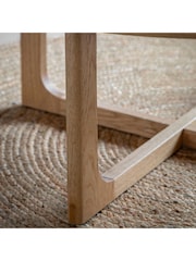 Gallery Home Natural Neston Round Coffee Table - Image 4 of 7