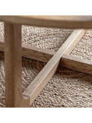 Gallery Home Natural Neston Round Coffee Table - Image 5 of 7