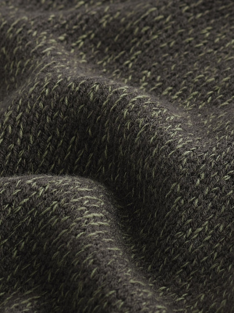 Green Regular Fit Tulip Neck Jumper - Image 10 of 10